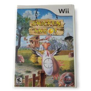 CHICKEN SHOOT (Nintendo Wii, 2007) COMPLETE w/ Manual & Case!‎ Very Good+